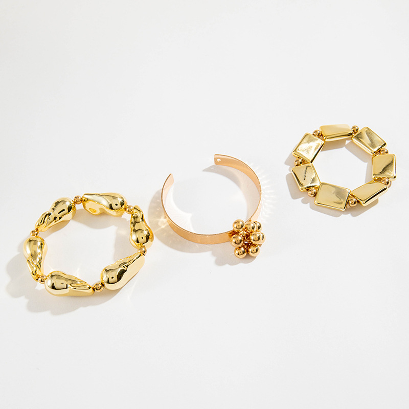 Jewelry Set Open Geometric Exaggerated Bracelet thumbnail 5