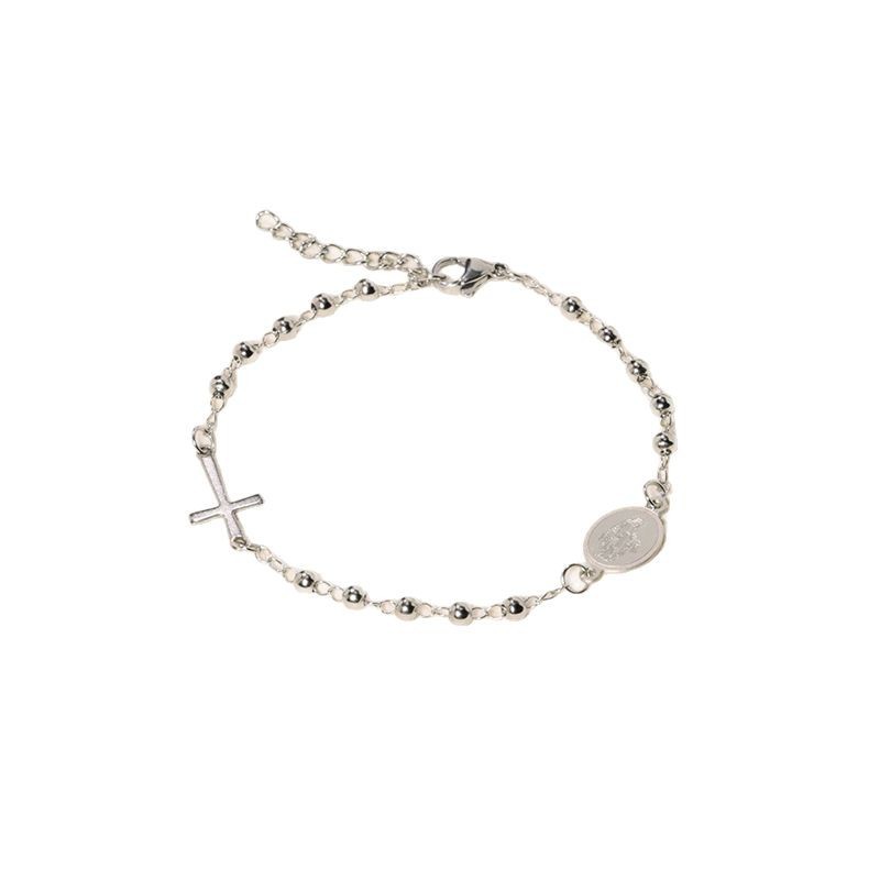 Stainless Steel Cross Titanium Bracelet thumbnail 5