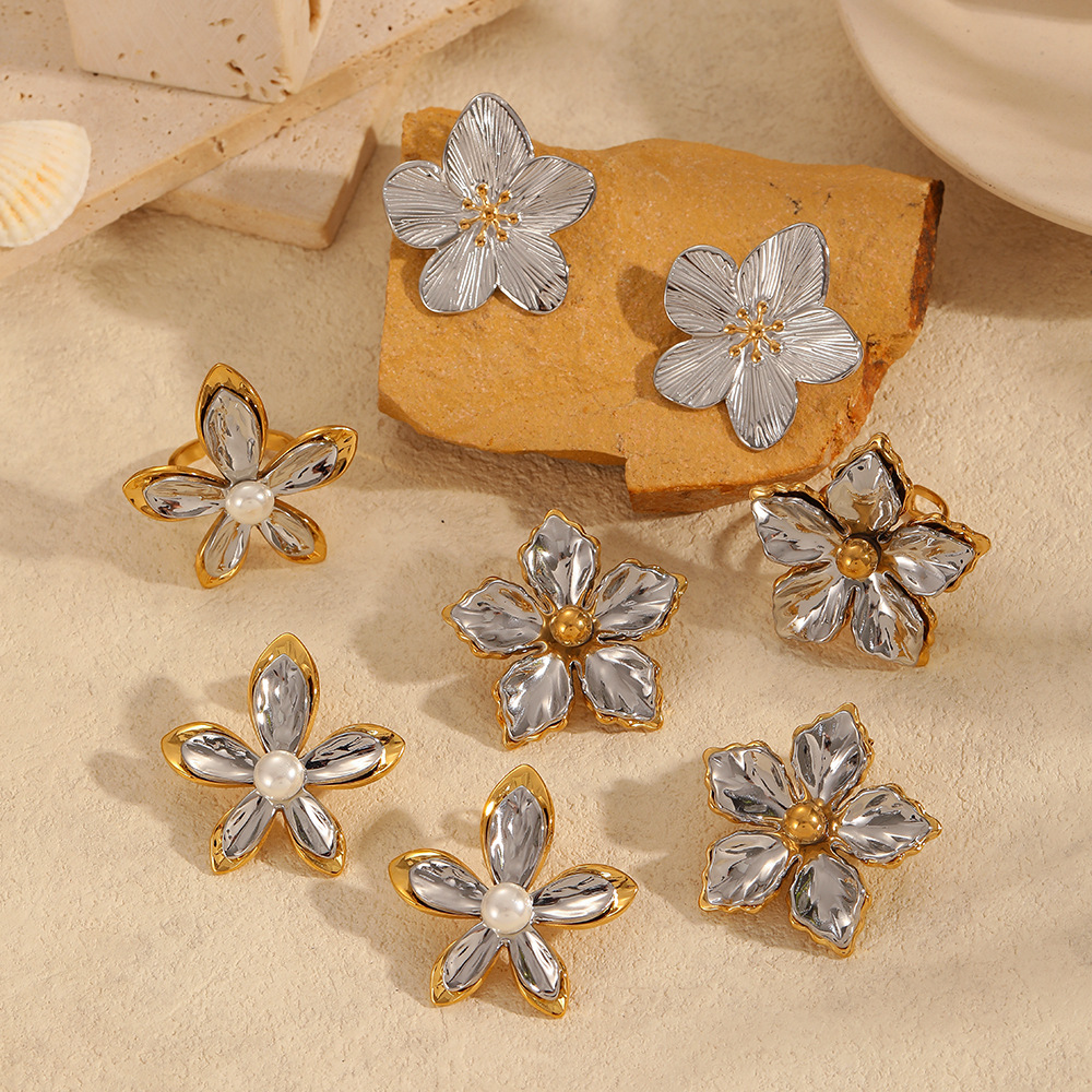 Stainless Steel Adjustable Premium Titanium Ring Luxury Unique European & Bracelet