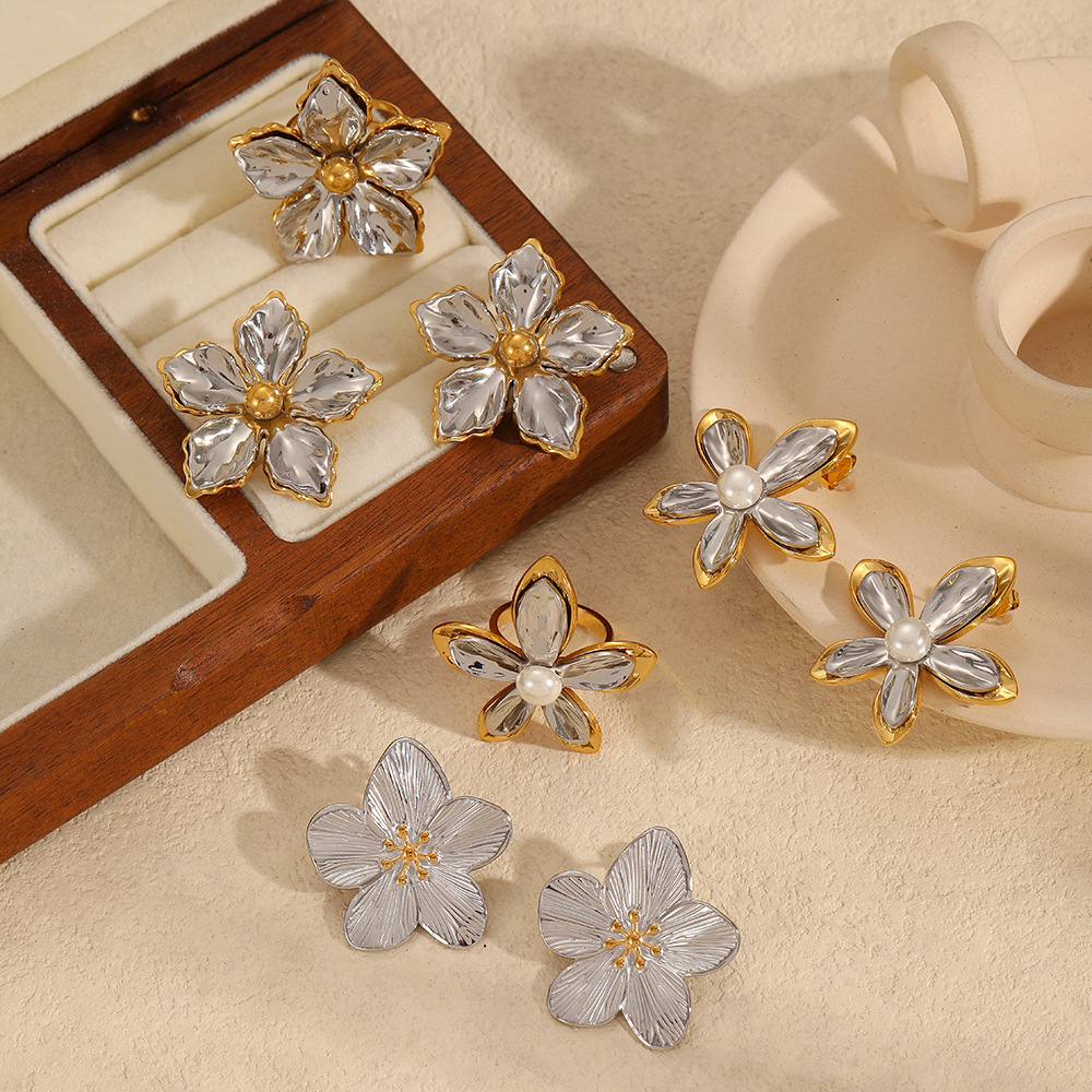 Stainless Steel Adjustable Premium Titanium Ring Luxury Unique European & Bracelet - view 2