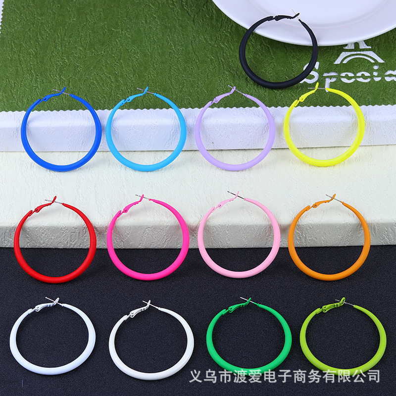 Alloy Geometric Minimalist Exaggerated Earrings - view 2