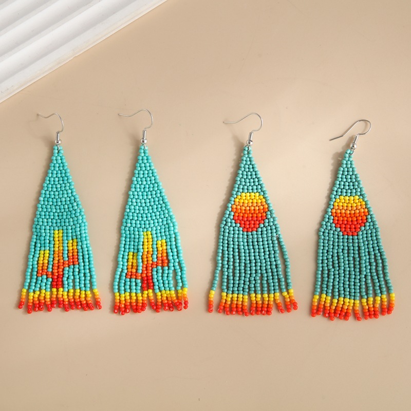 Vintage Unique European & American Style Tassel Earrings