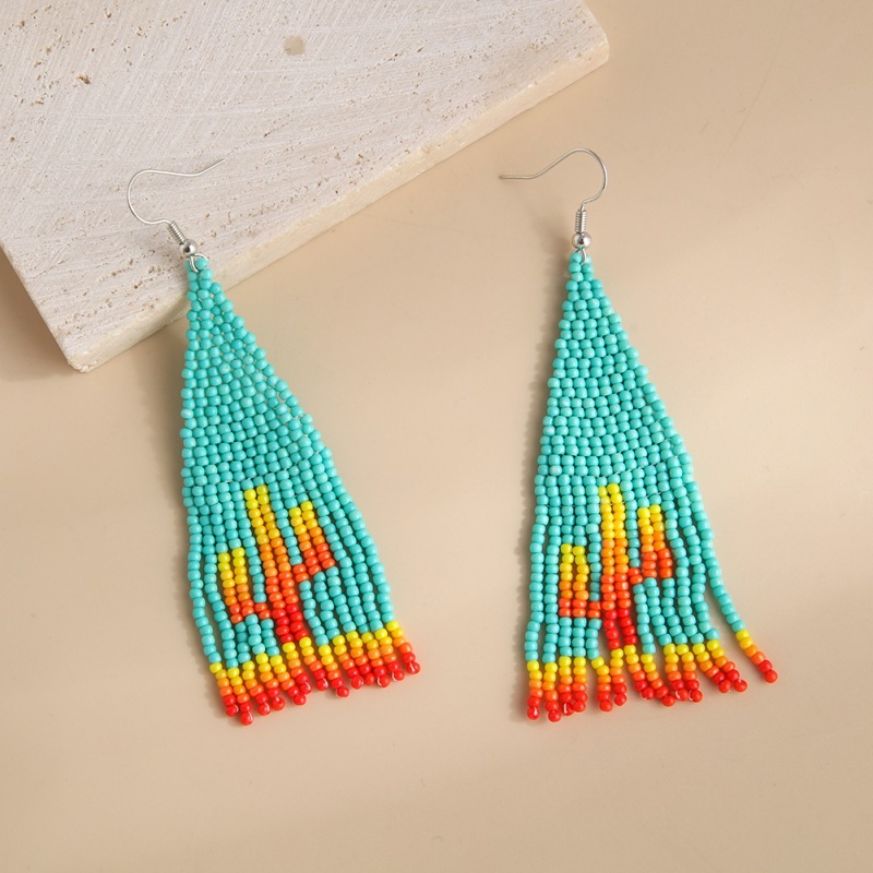 Vintage Unique European & American Style Tassel Earrings - view 2