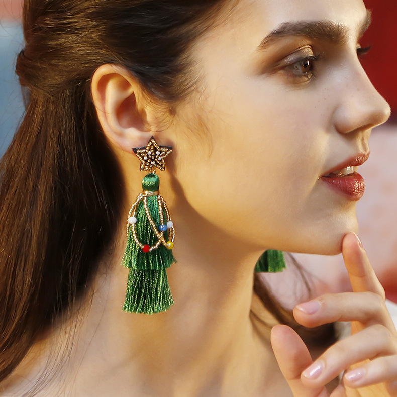 European & American Style Tassel Earrings