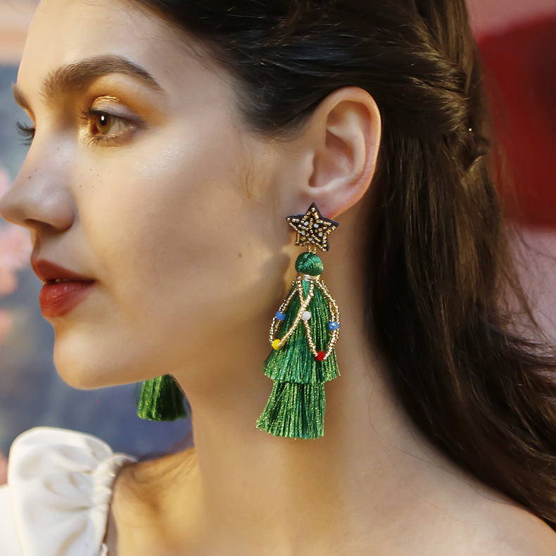 European & American Style Tassel Earrings - view 2