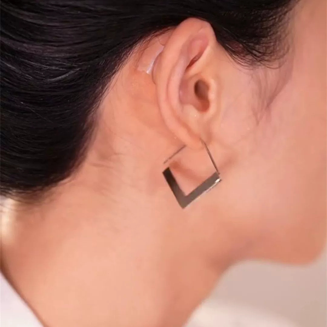 Instagram Style Studs Geometric Vintage Unique European & American Earrings - view 2