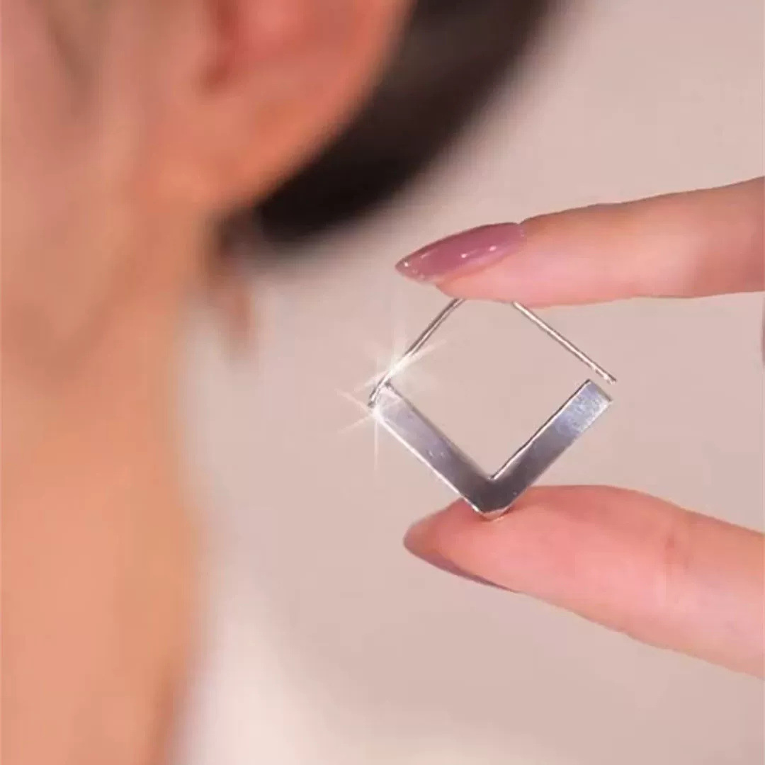 Instagram Style Studs Geometric Vintage Unique European & American Earrings thumbnail 4