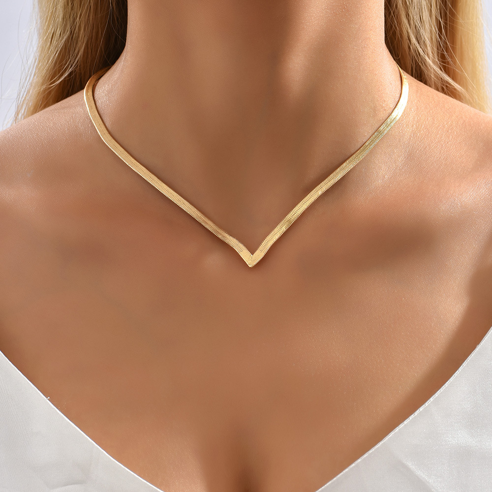 Geometric Minimalist Necklace - view 2