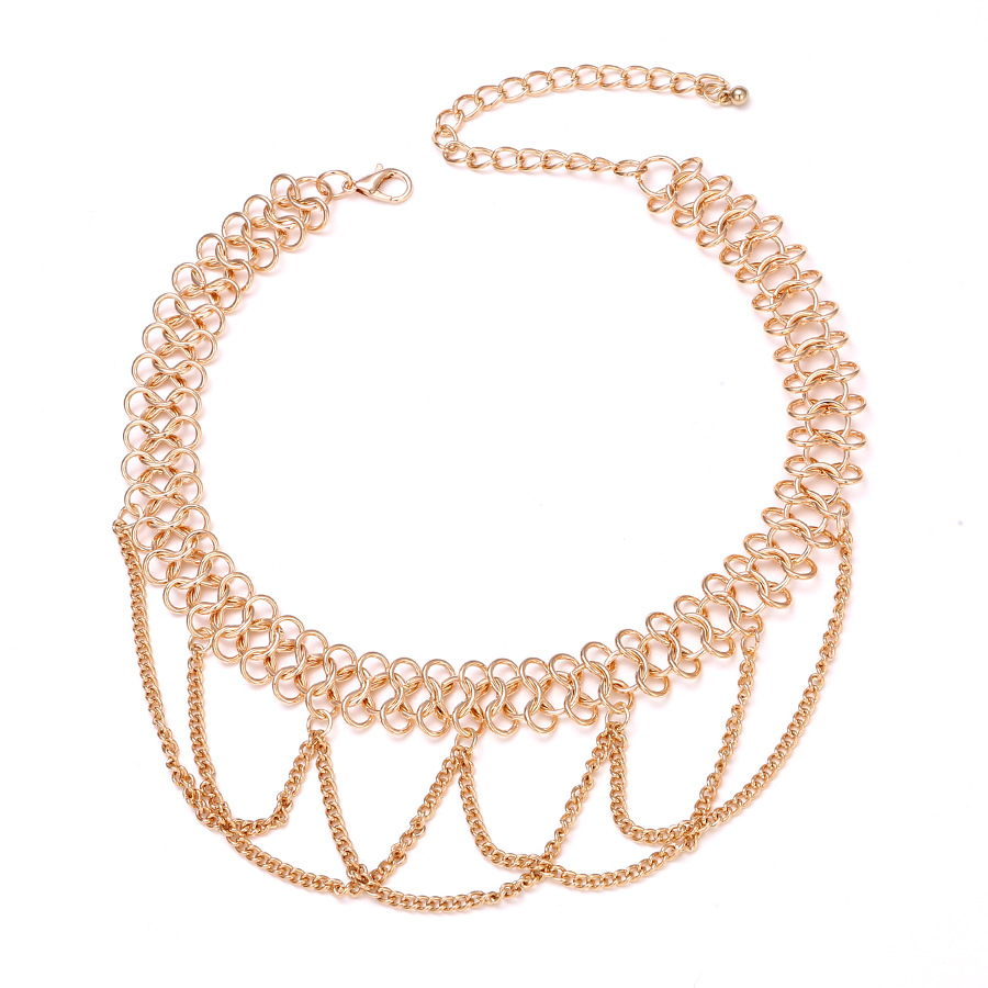 Geometric Vintage Tassel Necklace thumbnail 5