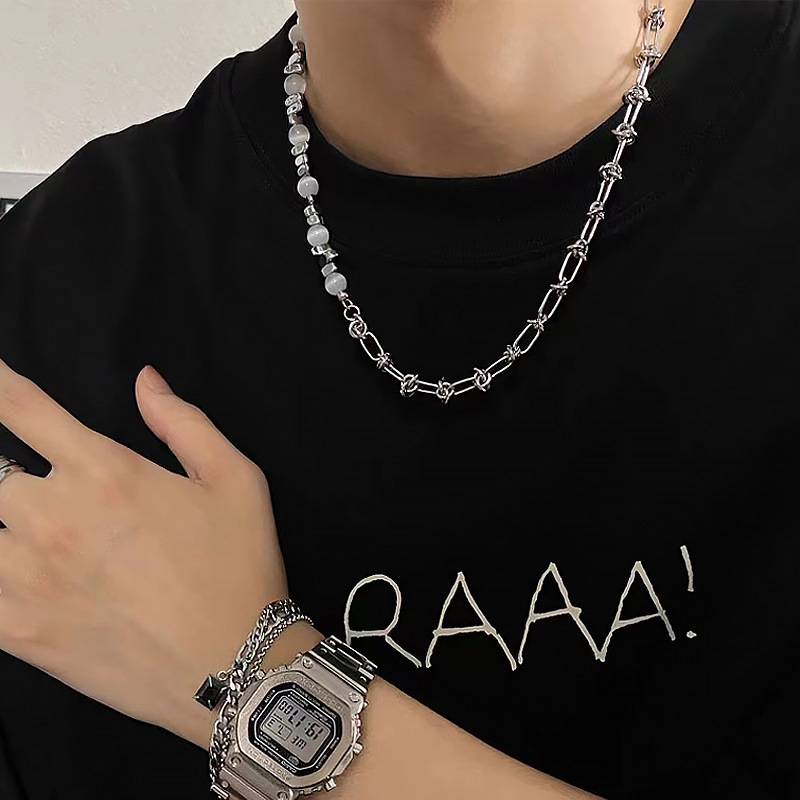 Premium Titanium Steel Bracelet Unique Cat Eye Necklace - view 2