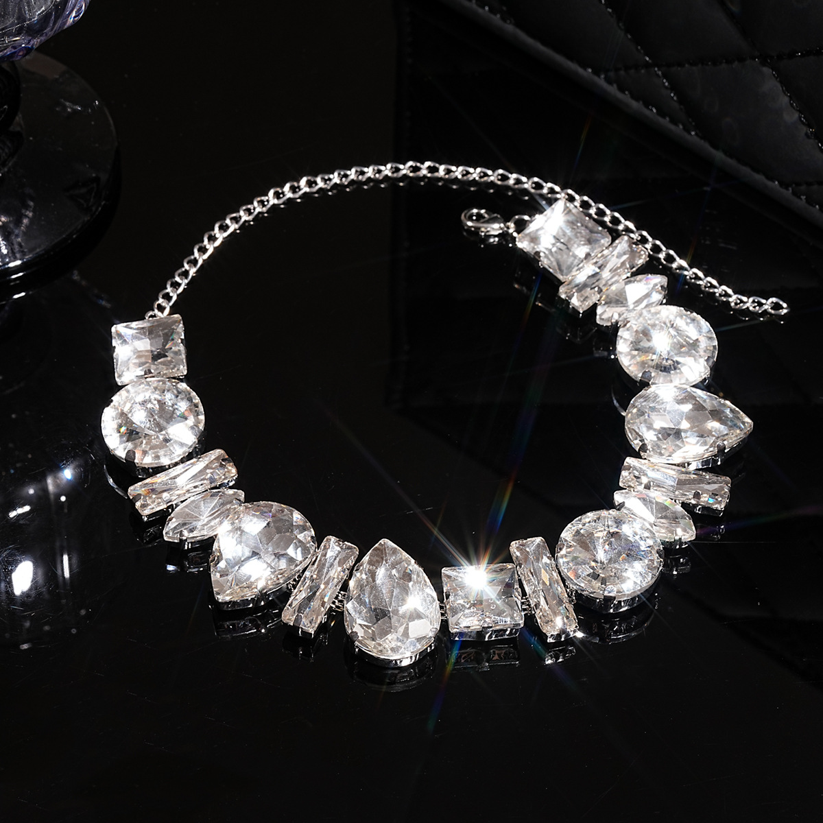 Premium Geometric Luxury Unique Exaggerated Necklace thumbnail 6