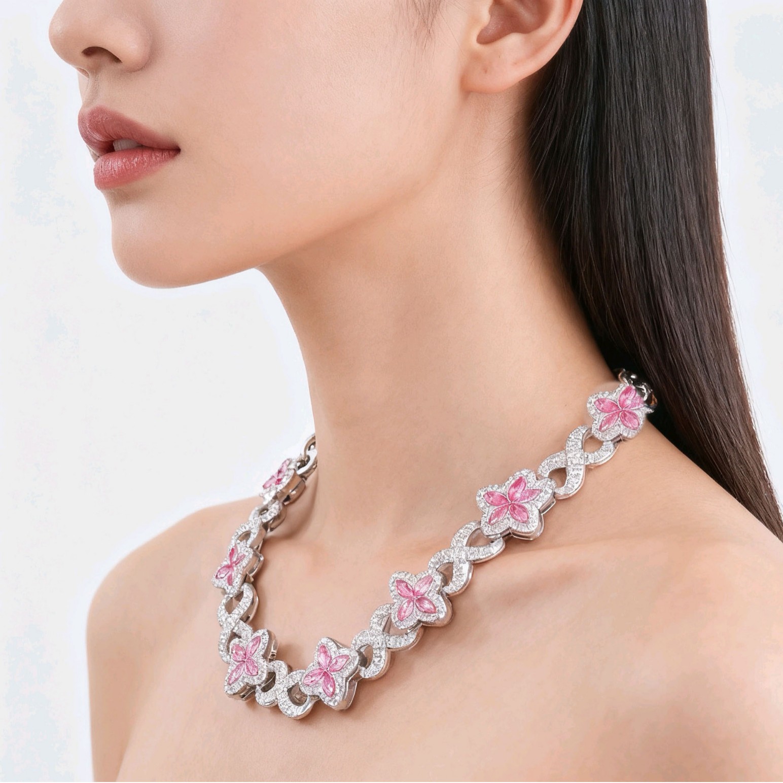 Premium Four Leaf Clover European & American Style Necklace - view 2