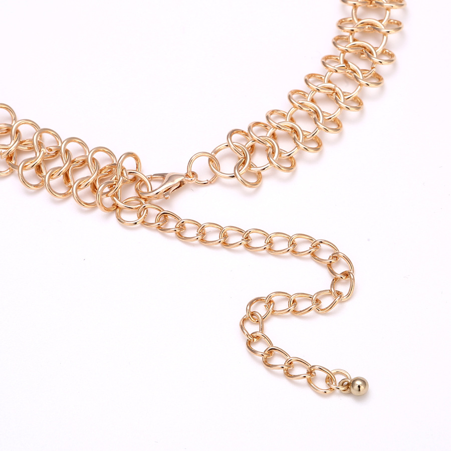 Geometric Vintage European & American Style Tassel Necklace thumbnail 4