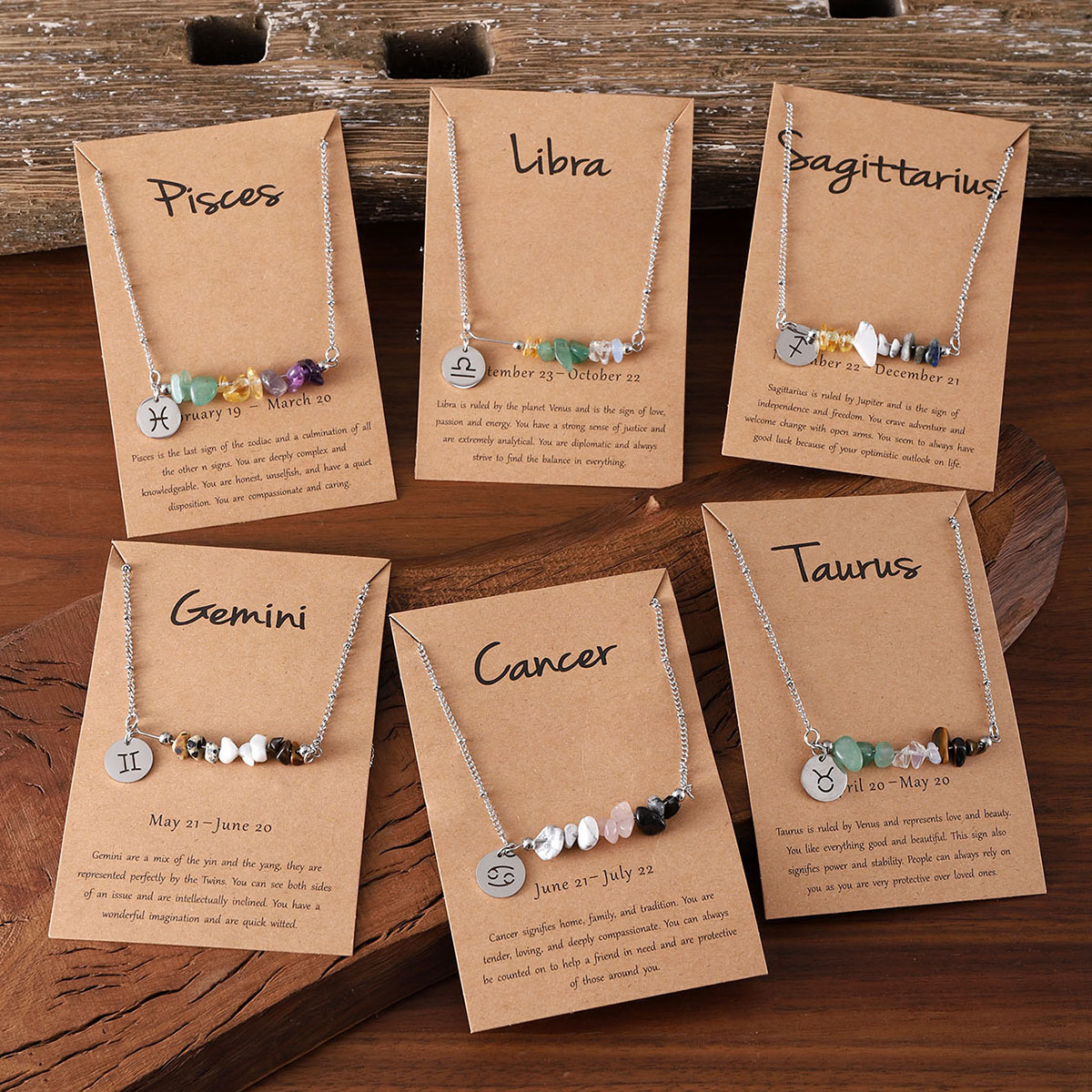 Irregular Natural Stone Star Necklace