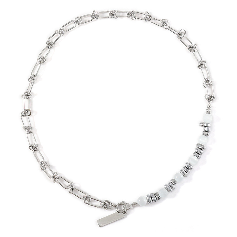 Premium Titanium Steel Bracelet Unique Cat Eye Necklace thumbnail 5