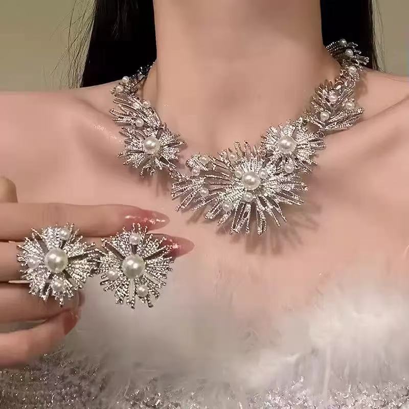 Luxury Tassel Water Drop Formal Dress Necklace - view 2