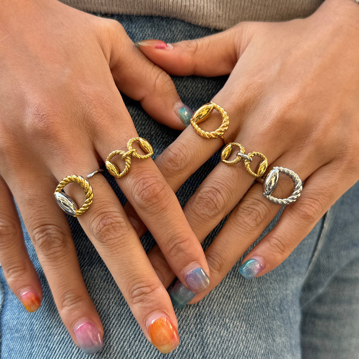 Stainless Steel Open Ring thumbnail 3