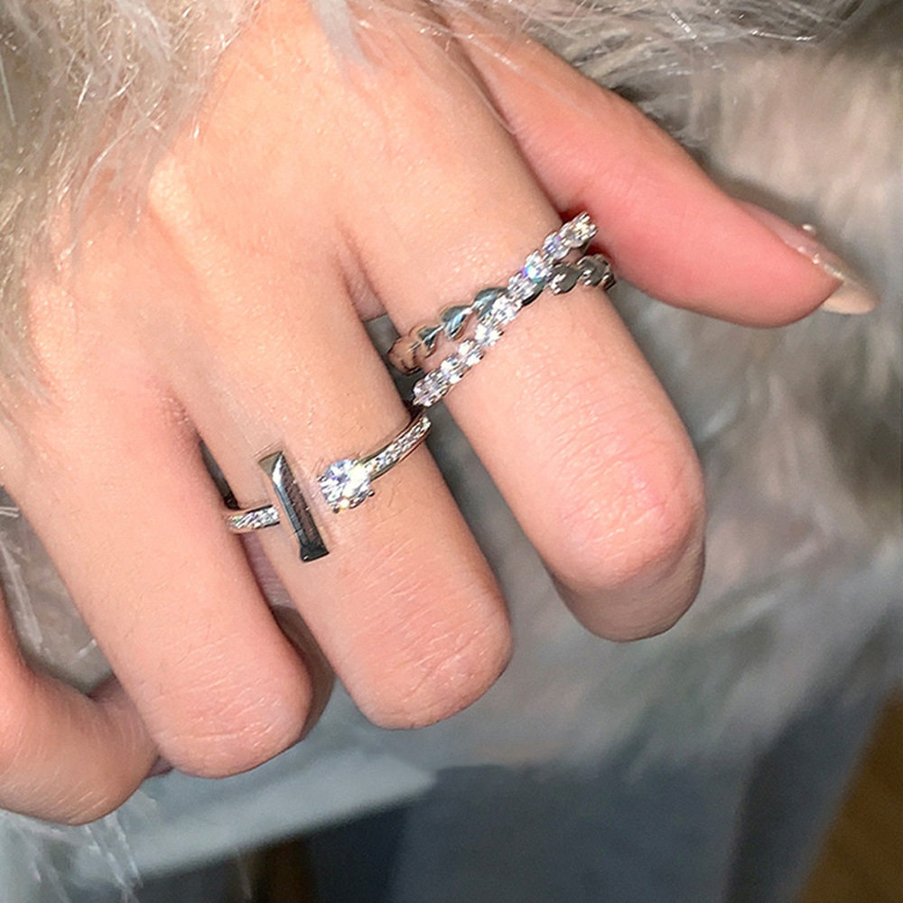 Instagram Style Luxury Unique Zircon Heart Ring thumbnail 4