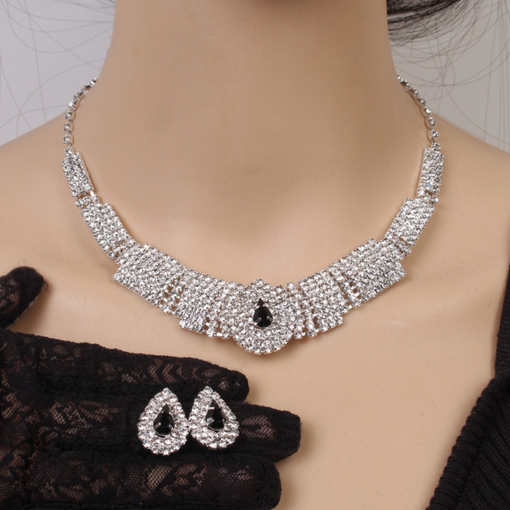 Necklace Earrings Bridal Jewelry Set